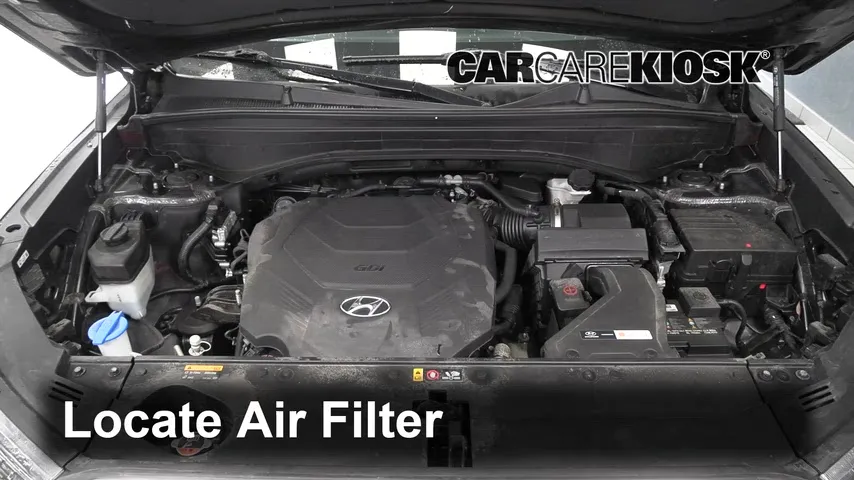 2020 Hyundai Palisade SEL 3.8L V6 Filtro de aire (motor)